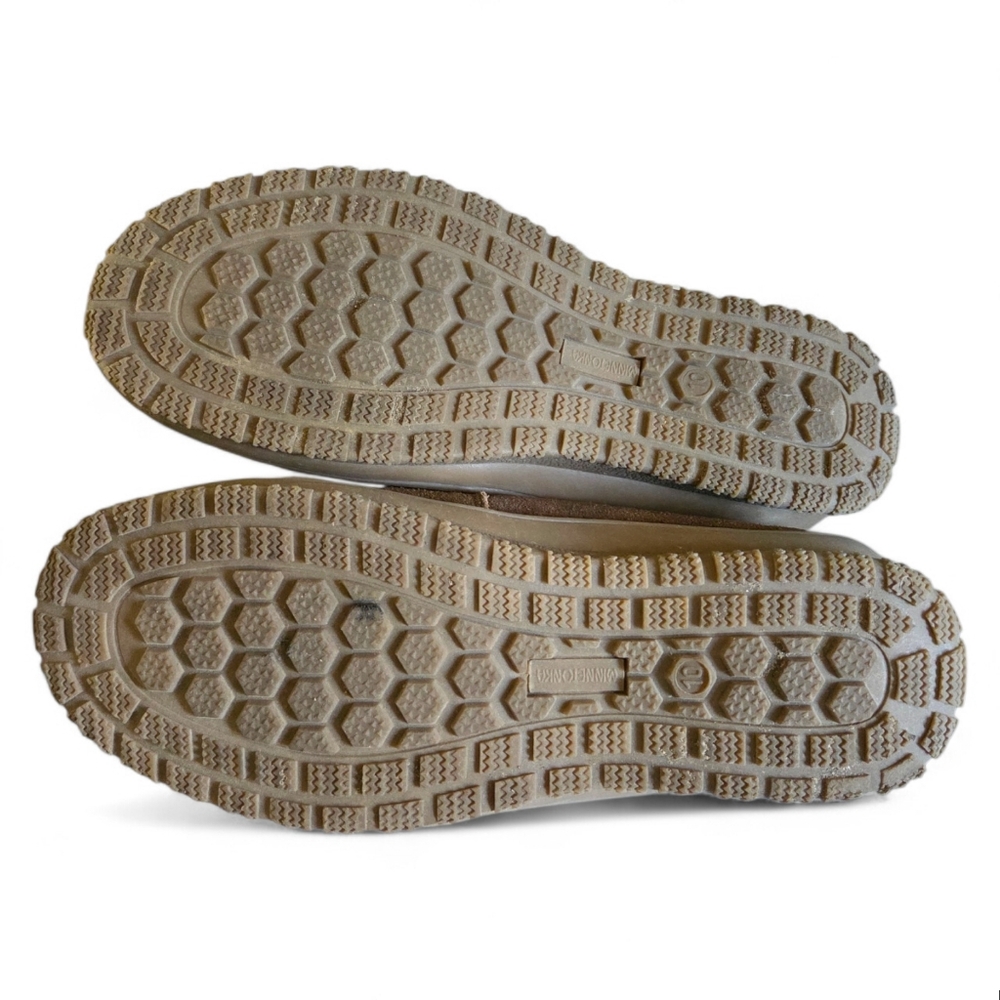 Minnetonka Brown Suede Fur Lined Clogs Like New! - Picture 6 of 7